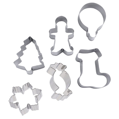 SWETRACE Biscuit Molds Baking Molds 6Pcs 2.36X3.14X1.18in V1189-LWWAL-20260327-03665