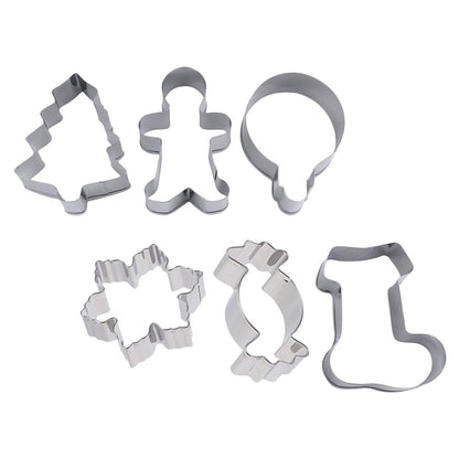SWETRACE Biscuit Molds Baking Molds 6Pcs 2.36X3.14X1.18in V1189-LWWAL-20260327-03665