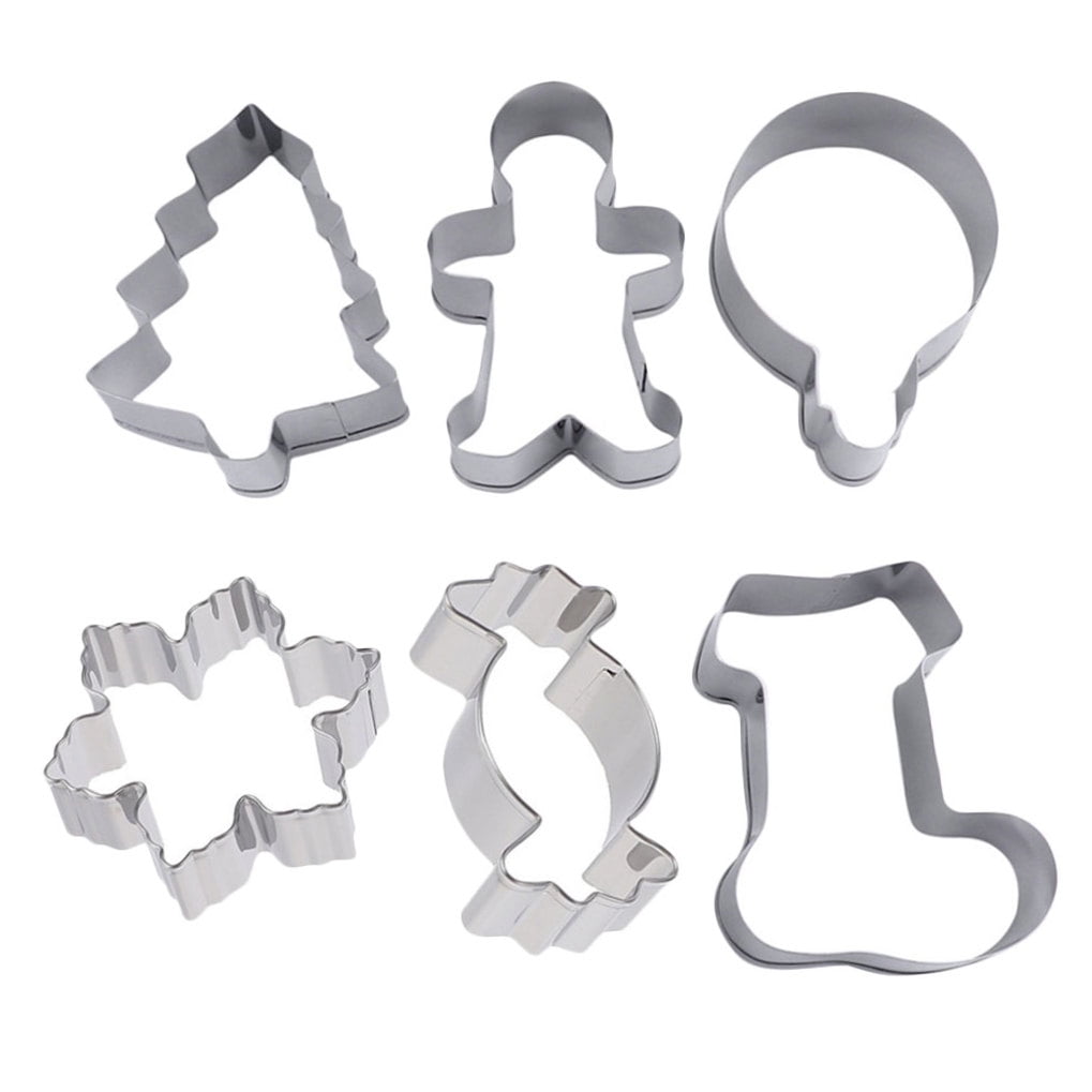 SWETRACE Biscuit Molds Baking Molds 6Pcs 2.36X3.14X1.18in V1189-LWWAL-20260327-03665