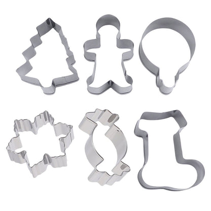 SWETRACE Biscuit Molds Baking Molds 6Pcs 2.36X3.14X1.18in V1189-LWWAL-20260327-03665