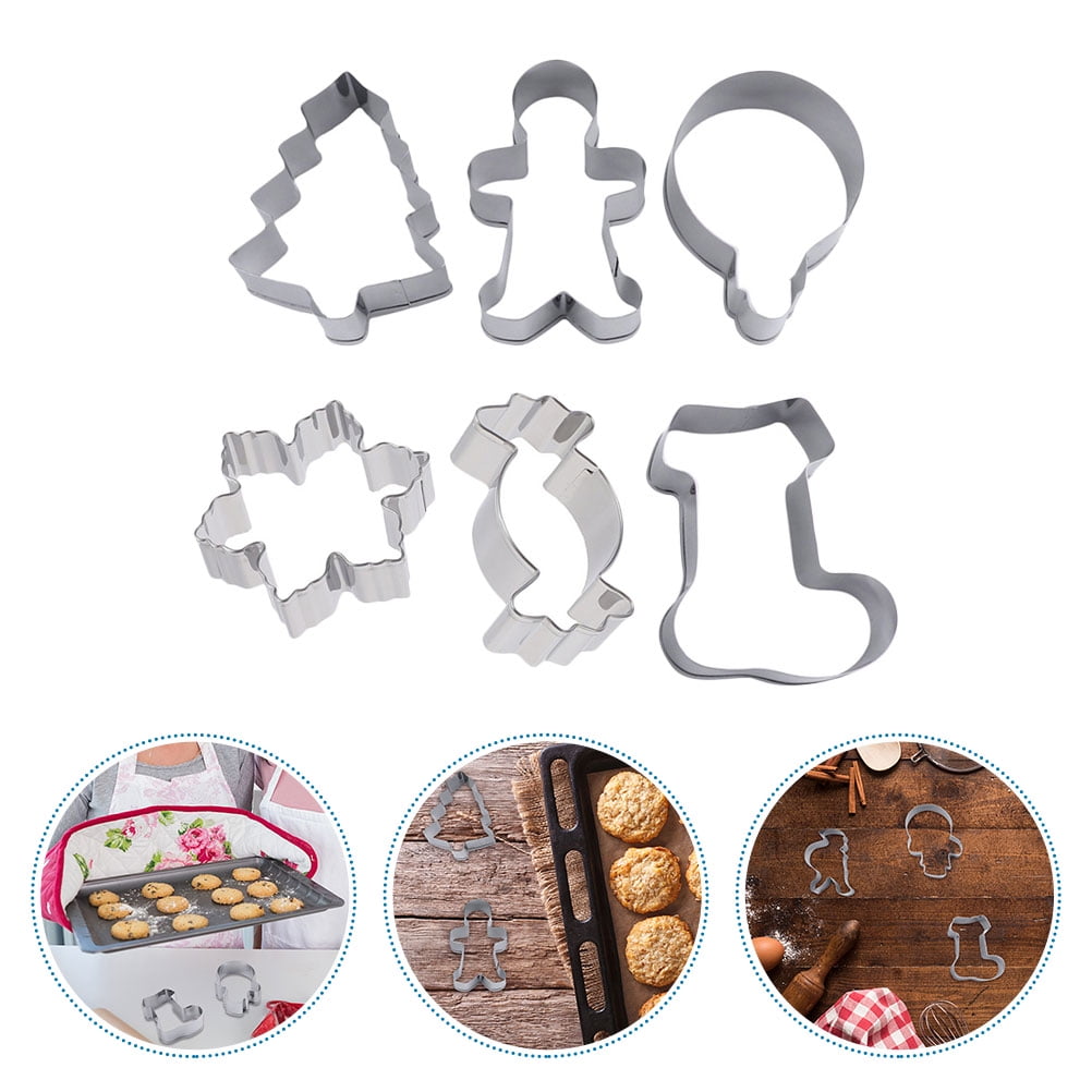 SWETRACE Biscuit Molds Baking Molds 6Pcs 2.36X3.14X1.18in V1189-LWWAL-20260327-03665