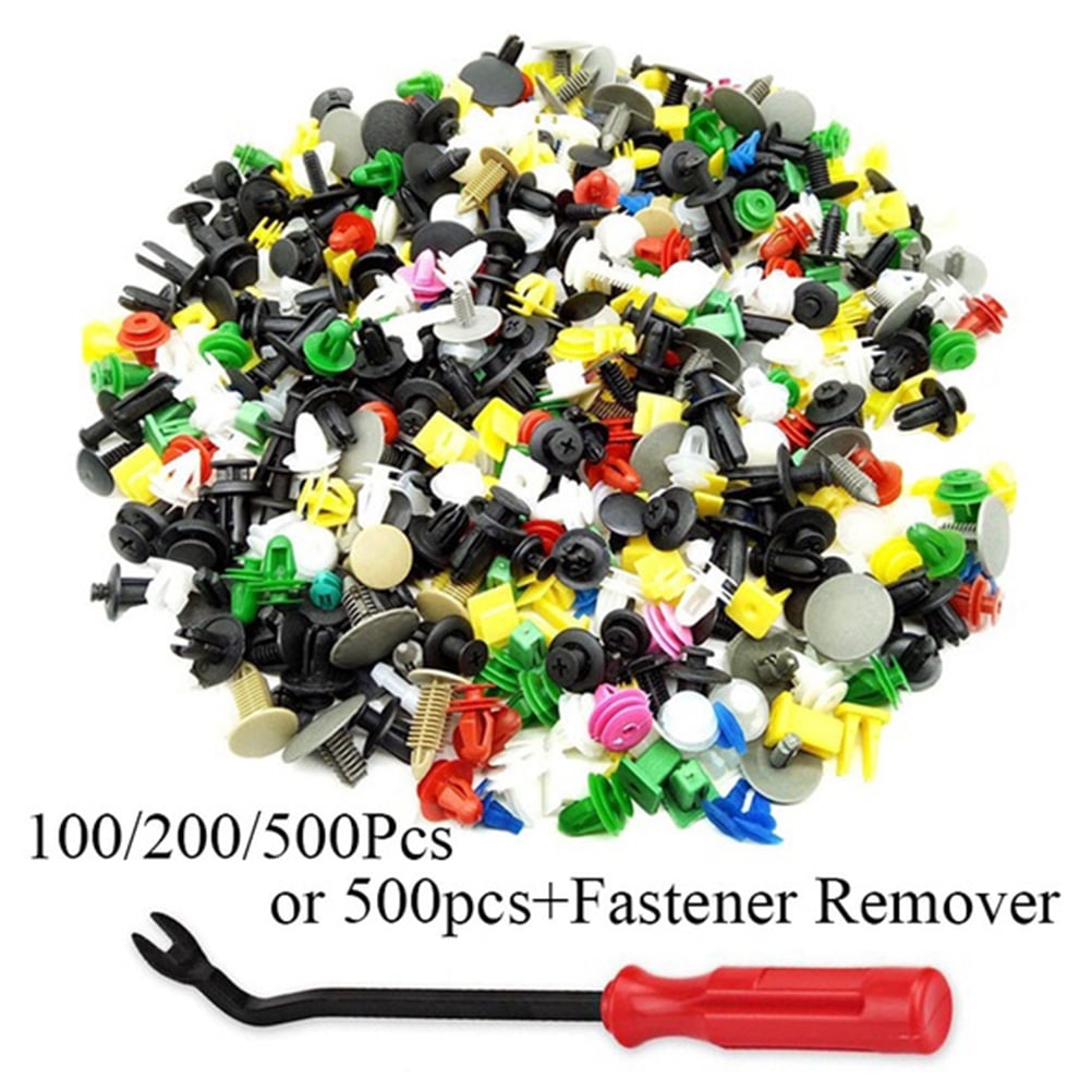 SWETRACE 500 Pcs Retainer Clips Automotive for Car Fasteners Clips Nylon V1189-LWWAL-20260327-03667