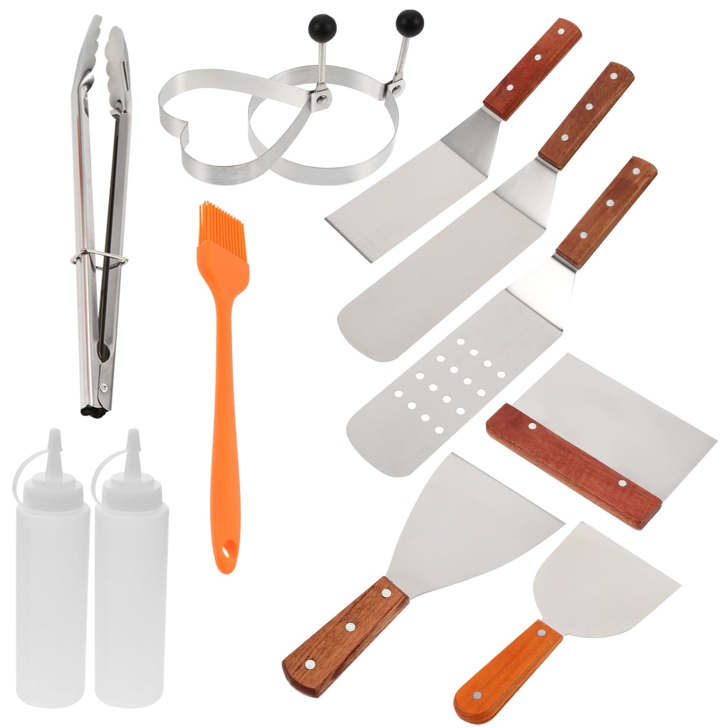 SWETRACE Grill Accessory Bbq Grill Utensils Set Stainless Steel 1 Set 12Pcs V1189-LWWAL-20260327-03672