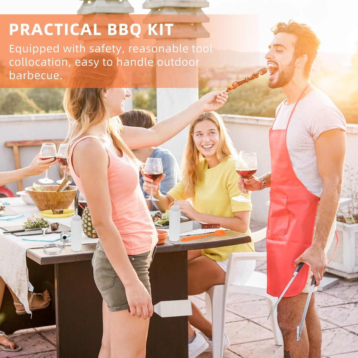 SWETRACE Grill Accessory Bbq Grill Utensils Set Stainless Steel 1 Set 12Pcs V1189-LWWAL-20260327-03672