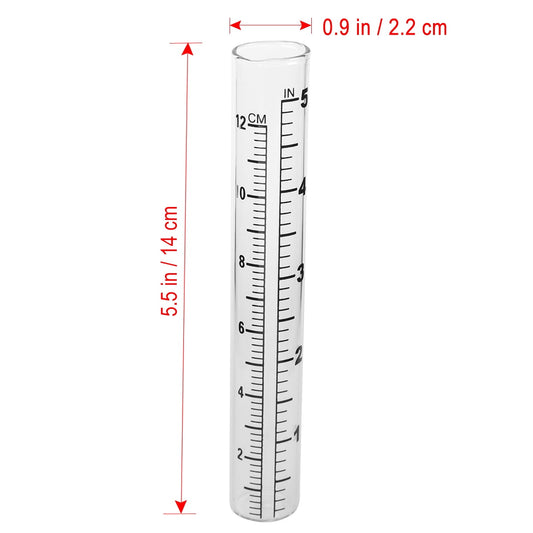 SWETRACE Flat Bottomed Gauge Test Tube With Scale For Weather Measurement Design For Farming And Climate V1189-LWWAL-20260327-03681