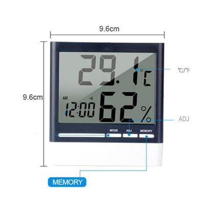 SWETRACE Compact Digital Humidity Meter 1Pcs For Office Use 9.6x9.6x2.4in V1189-LWWAL-20260327-03684