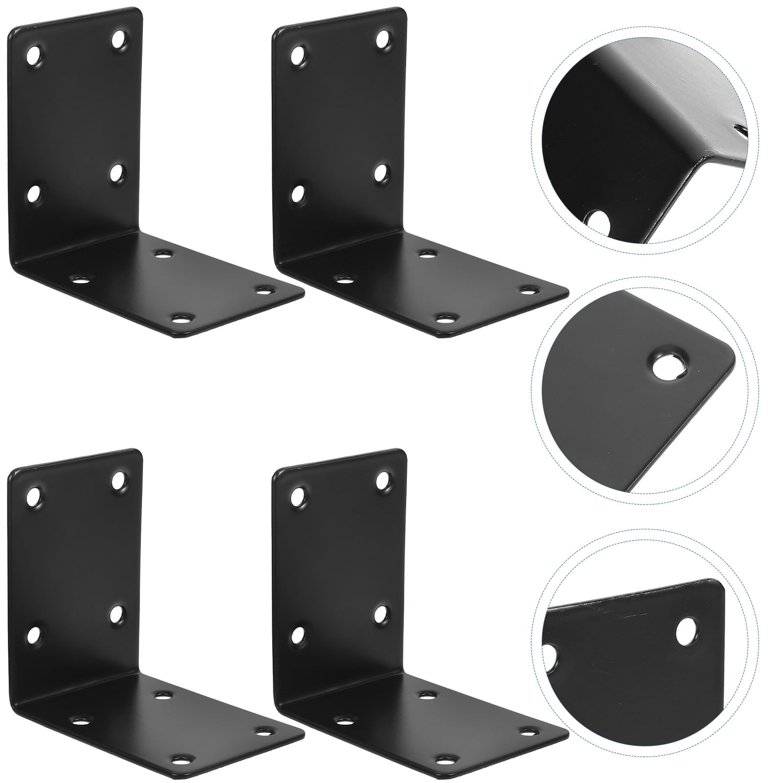 SWETRACE 4Pcs Decorative L Brackets for Railing Right Angle and Shelf Support V1189-LWWAL-20260327-03688