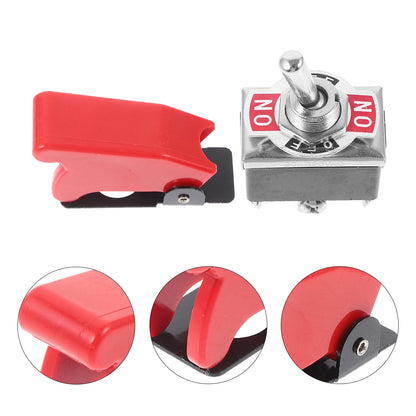 SWETRACE Red Protective Cover Switch 203A Heavy Duty Toggle Switch Metal 1 Set V1189-LWWAL-20260327-03690
