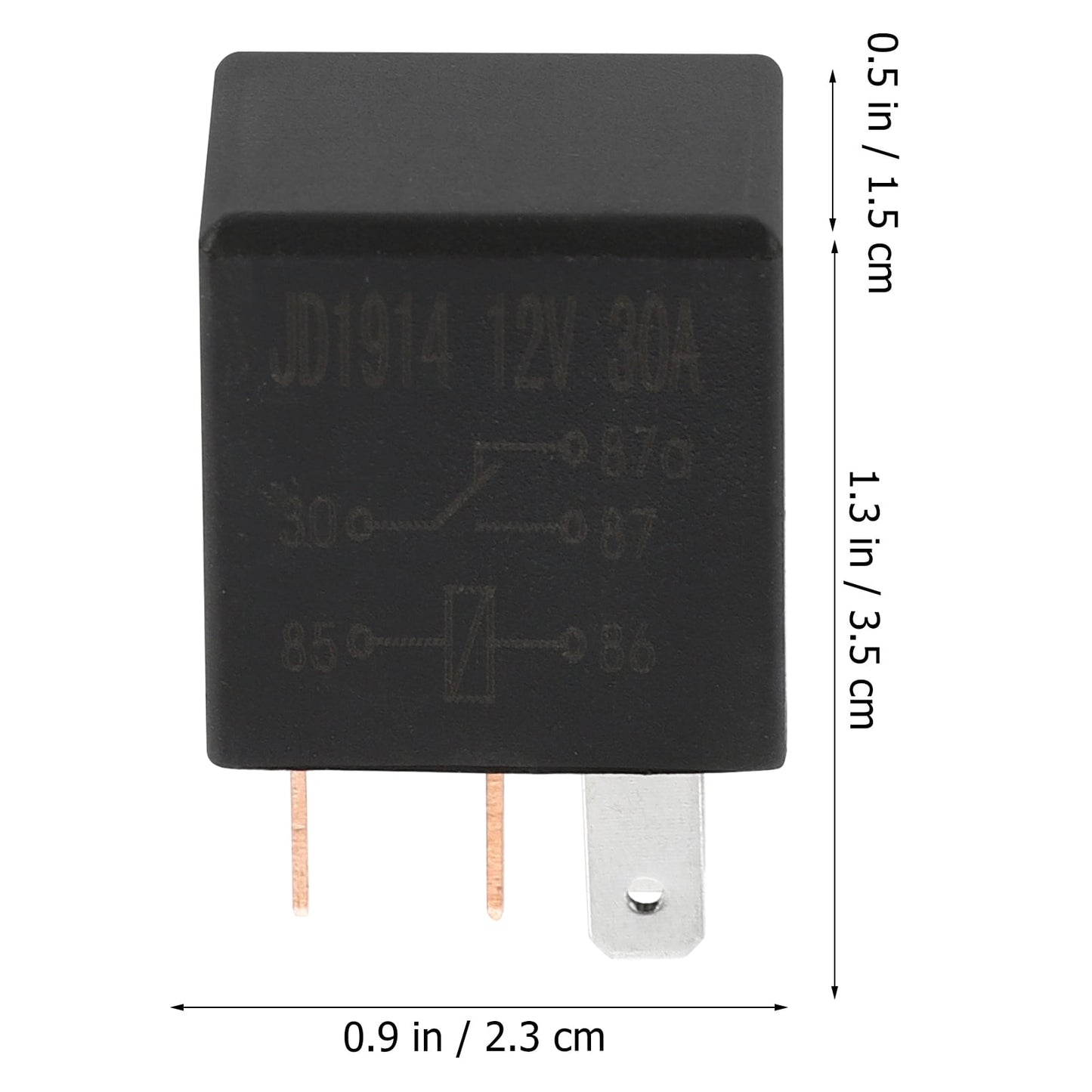 SWETRACE Automotive Power Relay 1Pack Mini Black Plastic Copper For Car Starter And Control V1189-LWWAL-20260327-03691