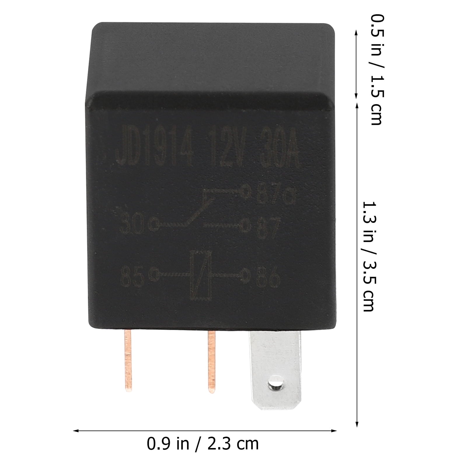 SWETRACE Automotive Power Relay 1Pack Mini Black Plastic Copper For Car Starter And Control V1189-LWWAL-20260327-03691
