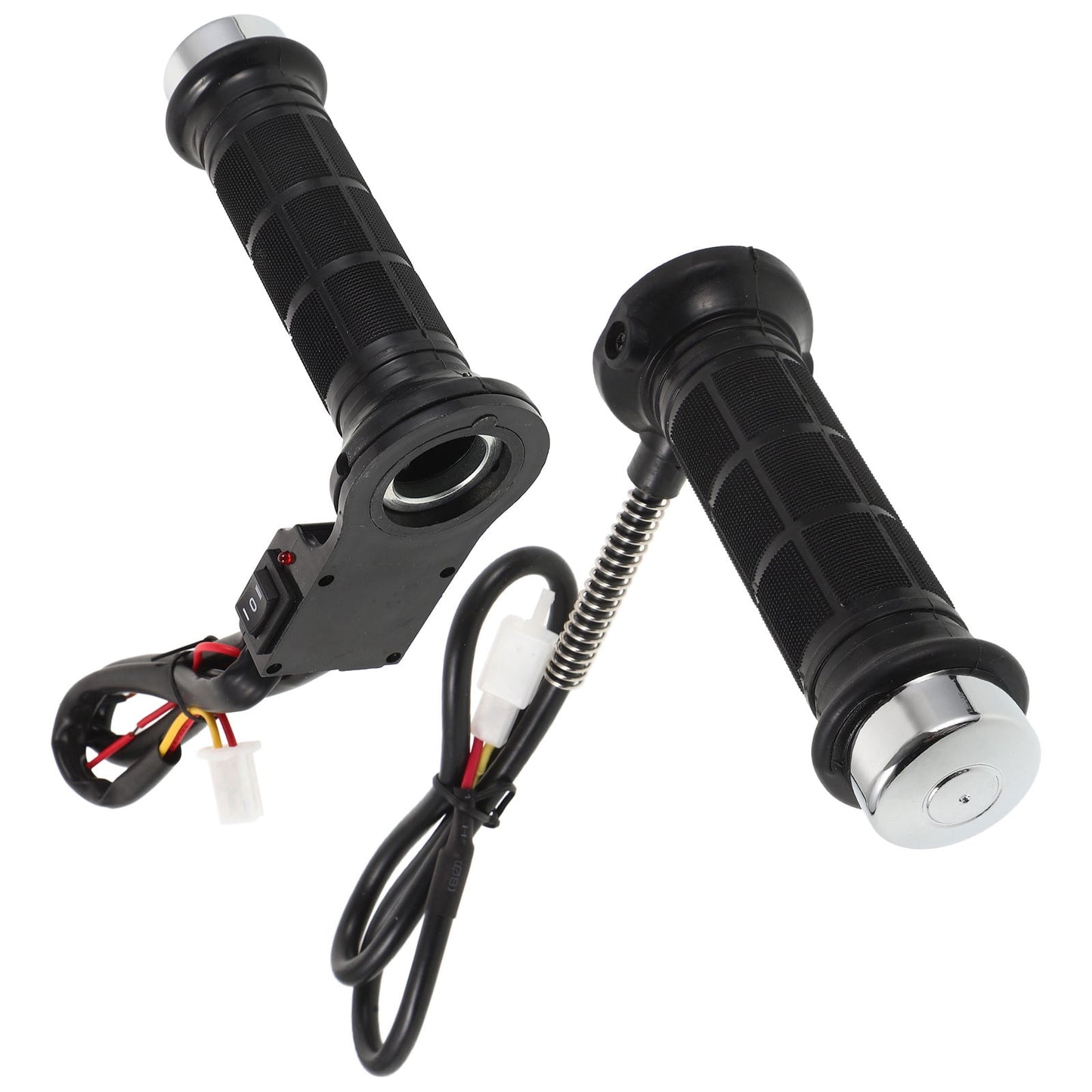 SWETRACE 1 Pair Heated Motorcycle Handlebars 14.00X9.30X4.00cm Rubber Plastic for Cold Weather V1189-LWWAL-20260327-03701