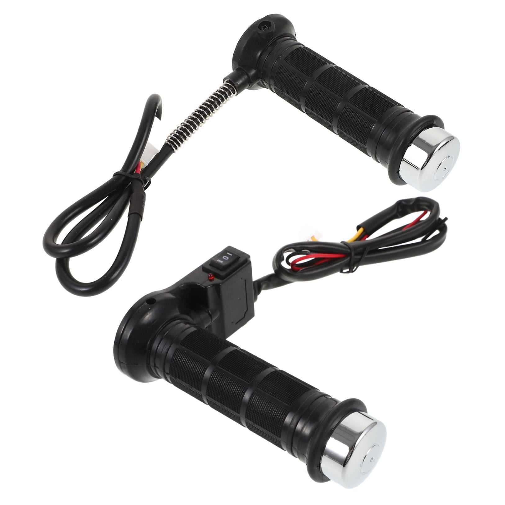 SWETRACE 1 Pair Heated Motorcycle Handlebars 14.00X9.30X4.00cm Rubber Plastic for Cold Weather V1189-LWWAL-20260327-03701