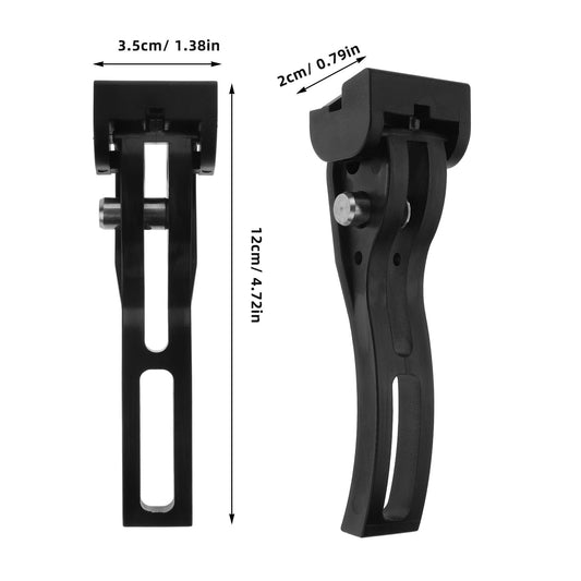 SWETRACE 1Pack Truck Bed Cover Clamp T-Bolt Buckle Black Aluminum Plastic for Secure Attachment 4.7x1.4x0.8in V1189-LWWAL-20260327-03703