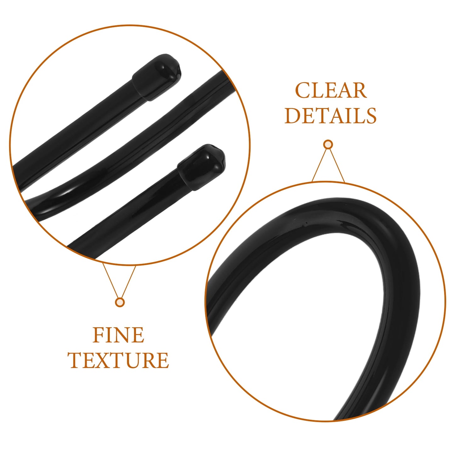 SWETRACE 6Pcs Sturdy Black Plastic Hooks for Pool Fence and Equipment 5.7x2.6x2.2in V1189-LWWAL-20260327-03704