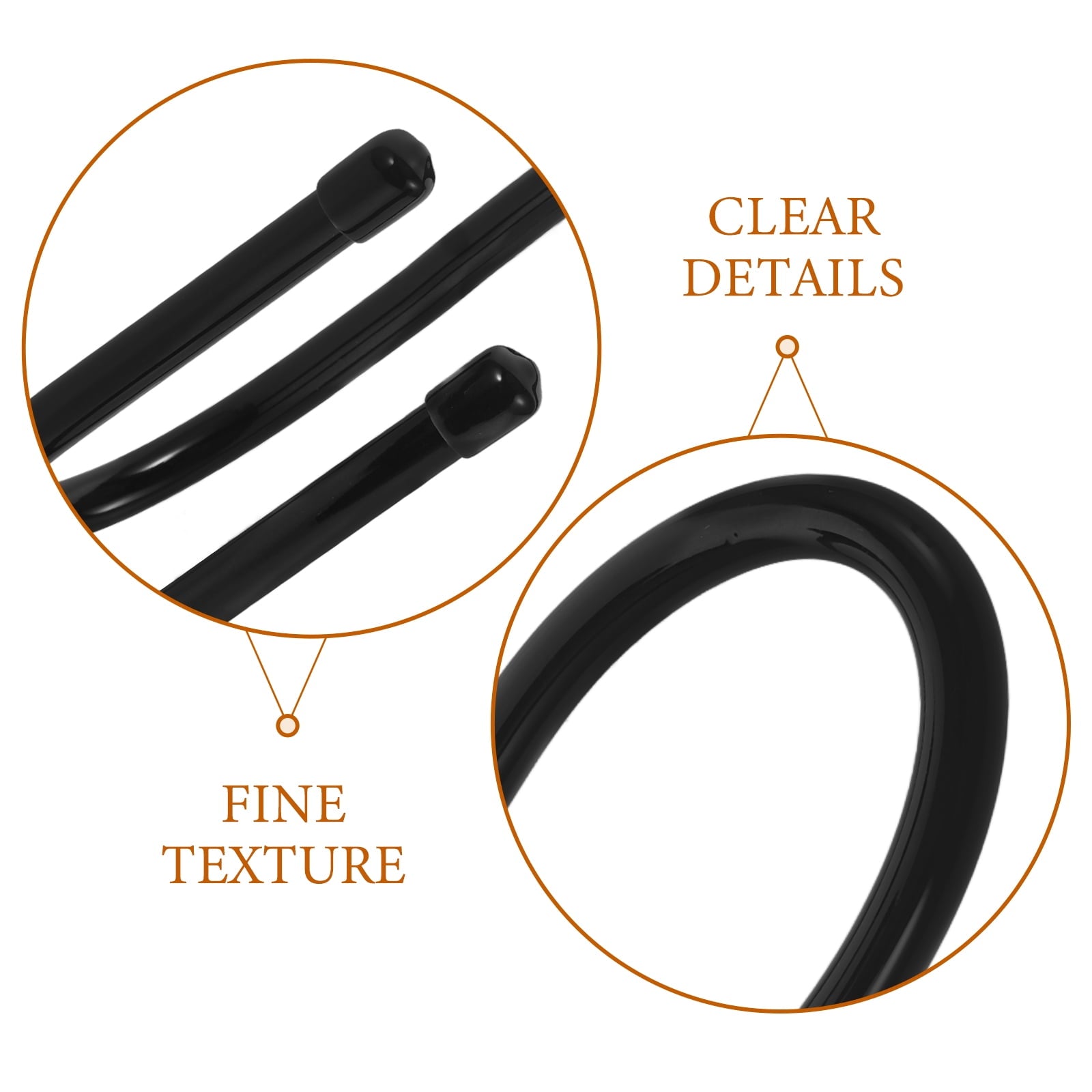 SWETRACE 6Pcs Sturdy Black Plastic Hooks for Pool Fence and Equipment 5.7x2.6x2.2in V1189-LWWAL-20260327-03704