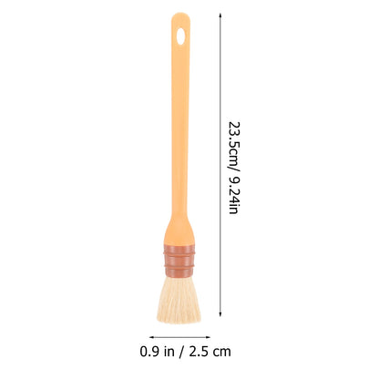 SWETRACE 1Set Round Bristles Basting Brush Baking Basting Brush for Outdoor Use V1189-LWWAL-20260327-03711