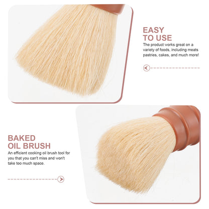 SWETRACE 1Set Round Bristles Basting Brush Baking Basting Brush for Outdoor Use V1189-LWWAL-20260327-03711