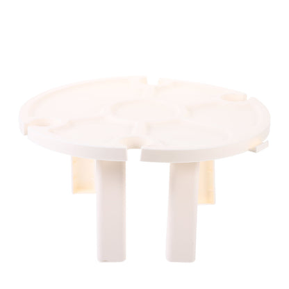 SWETRACE Small Outdoor Table Folding White Plastic 1Pcs 5.5X11.8X11.8in V1189-LWWAL-20260327-03712