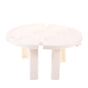 SWETRACE Small Outdoor Table Folding White Plastic 1Pcs 5.5X11.8X11.8in V1189-LWWAL-20260327-03712