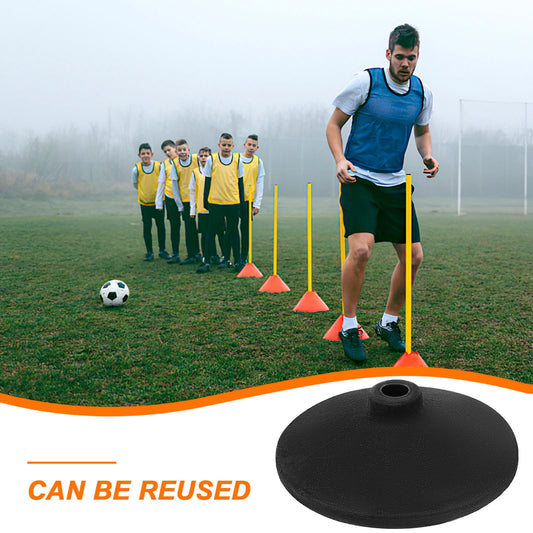 SWETRACE 1Set Soccer for Sports Practice Safety and Stability Black Color 8.5x8.5x2.2in V1189-LWWAL-20260327-03715