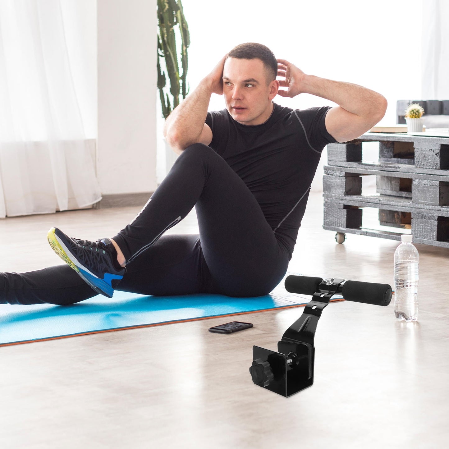 SWETRACE Abdominal Exercise Roller Ab Training Bar White 1Pcs Indoor Exercise V1189-LWWAL-20260327-03718