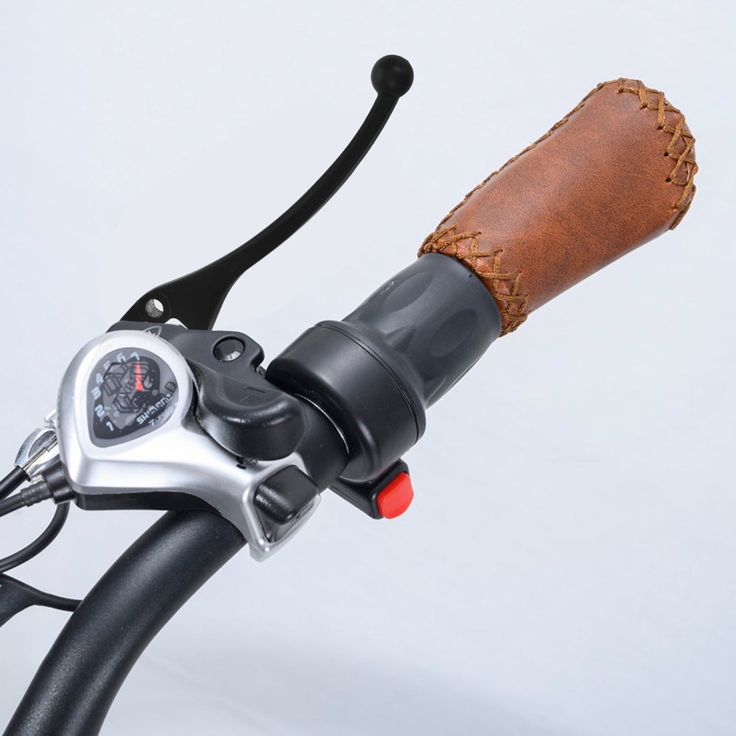 SWETRACE 4Pcs White Brake Handle for Scooters with Braking Control and Octagonal Shape V1189-LWWAL-20260327-03719