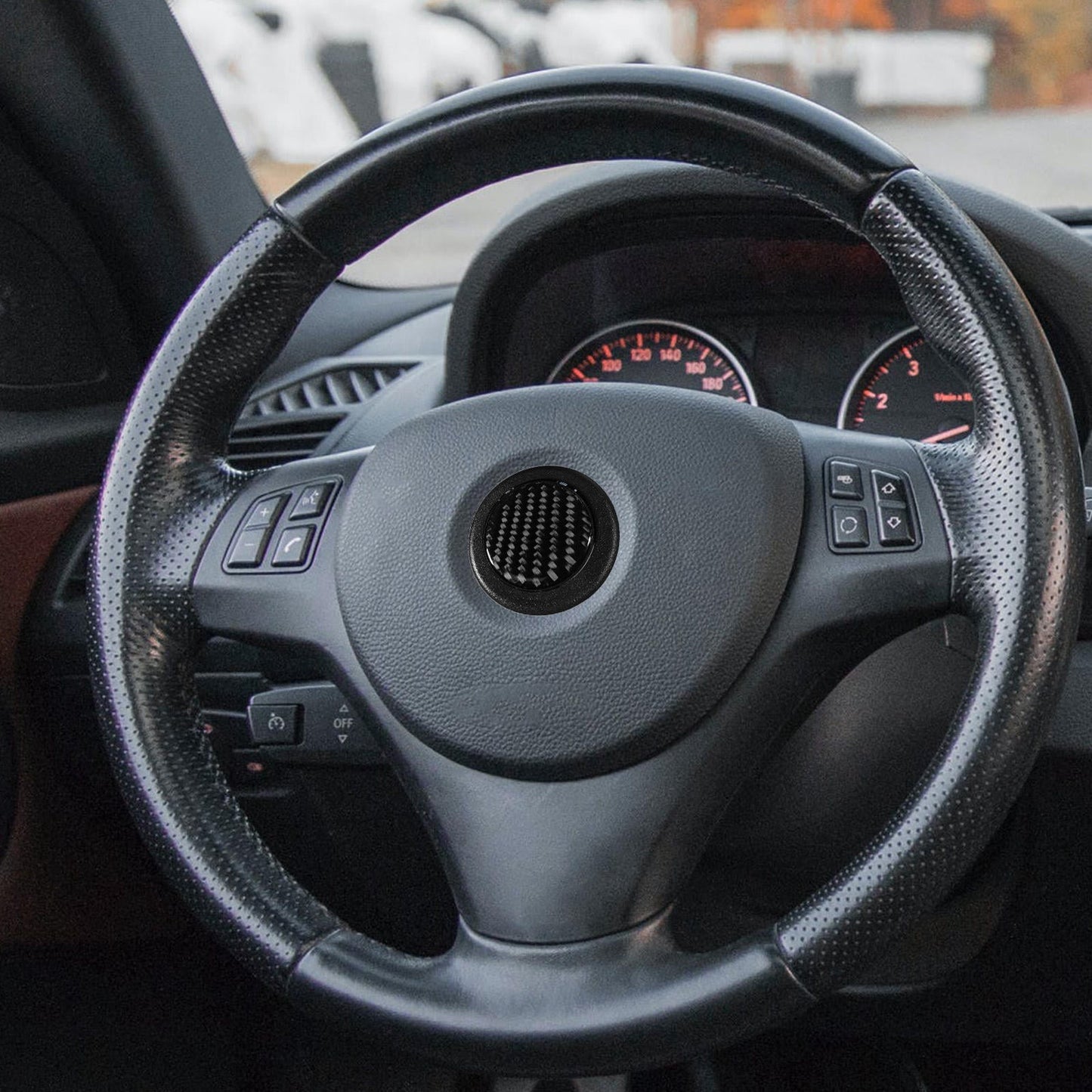 SWETRACE 1Pack Black Plastic Horn Button Cover for Car V1189-LWWAL-20260327-03722