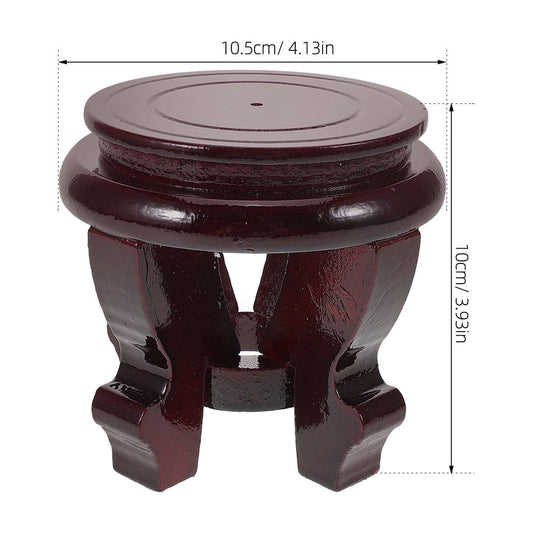 SWETRACE Indoor Flowerpot Stand Vase Display Stool Wood Brown Gardeners Living Room 1Pack V1189-LWWAL-20260327-03732