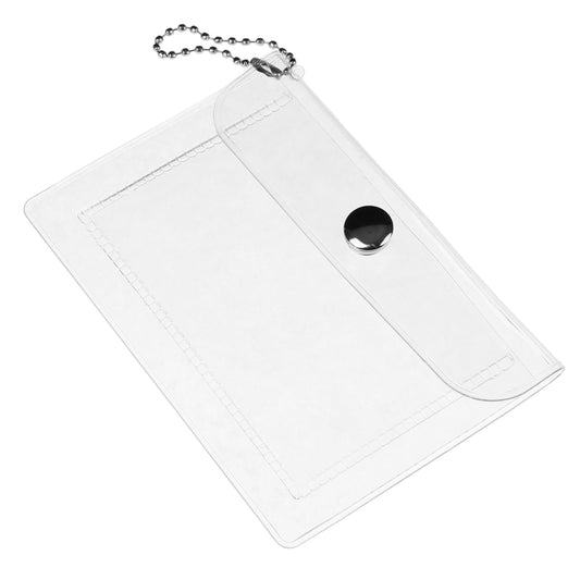 SWETRACE 1Set Compact Coin Purse Square Transparent PVC for Keychain and Outdoor Use by Students and Teens V1189-LWWAL-20260327-03736
