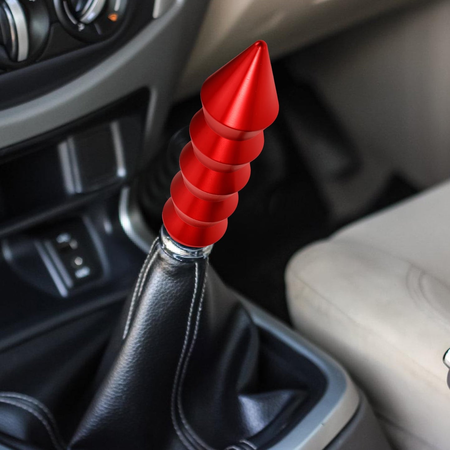 SWETRACE 1 Set Red Gear Stick Shift Knob for Car Gear Shift Handle Replacement V1189-LWWAL-20260327-03744