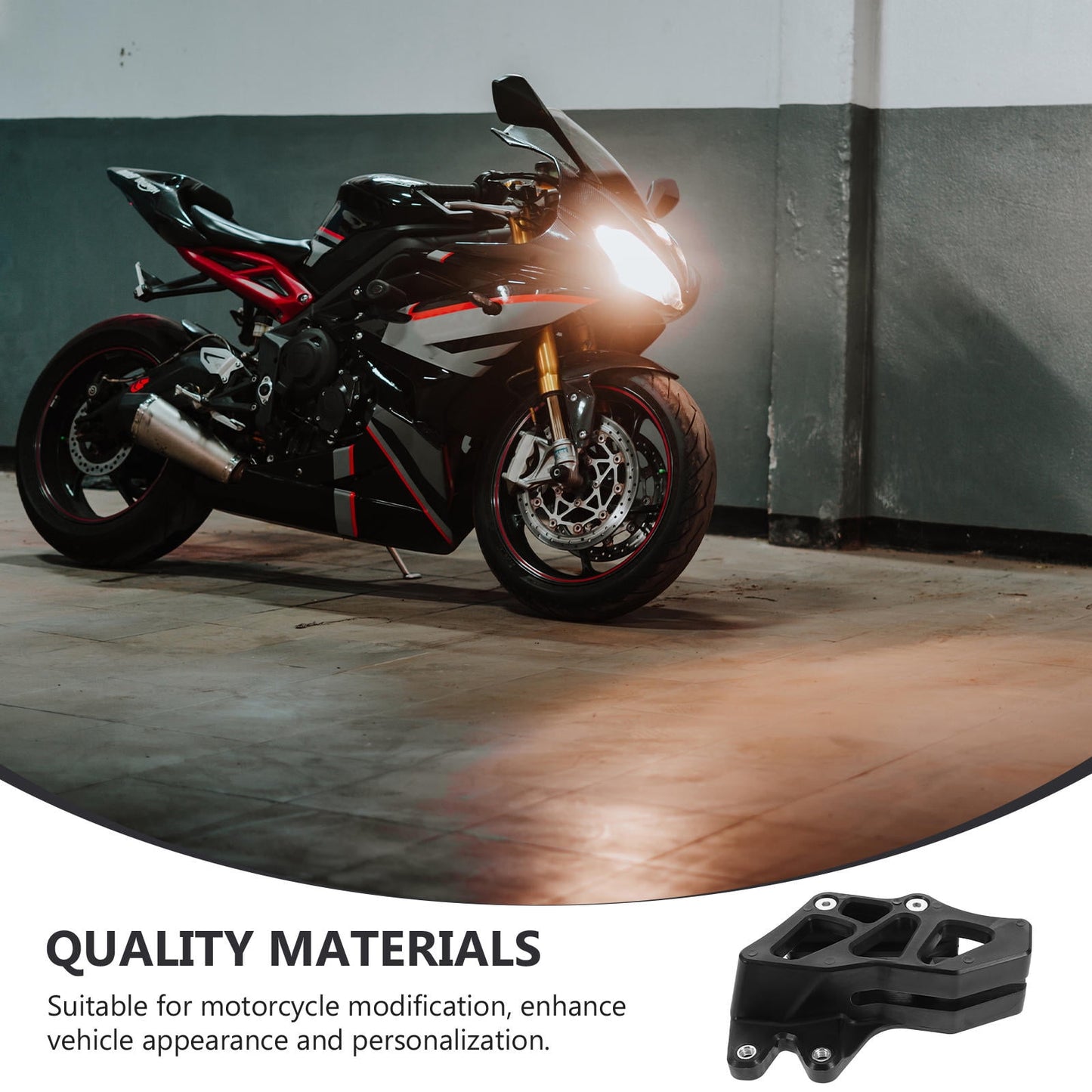 SWETRACE Motorcycle Sprocket Guard 1Pack for Dirt Biking Black Plastic Chain Protection and Safety V1189-LWWAL-20260327-03746