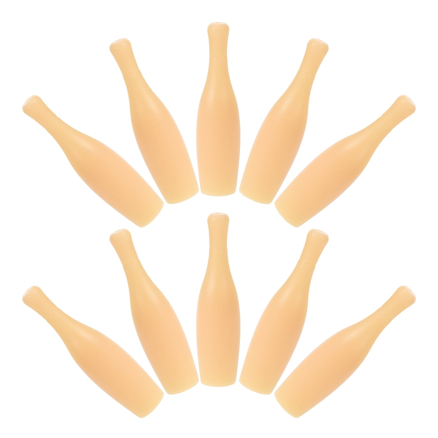 SWETRACE Desktop Bowling Toys Plastic 10Pcs 2.4X0.6X0.6In V1189-LWWAL-20260327-03753