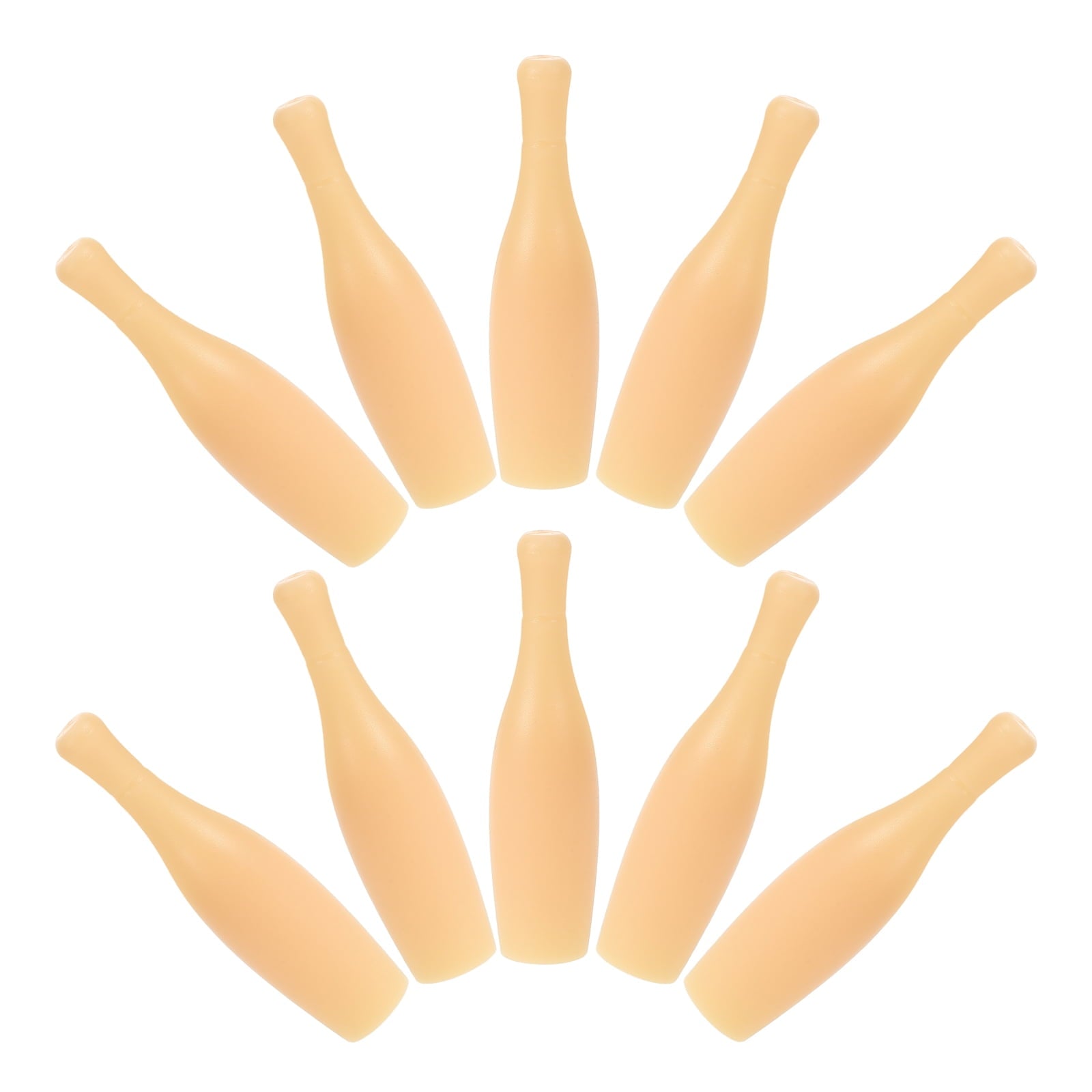 SWETRACE Desktop Bowling Toys Plastic 10Pcs 2.4X0.6X0.6In V1189-LWWAL-20260327-03753