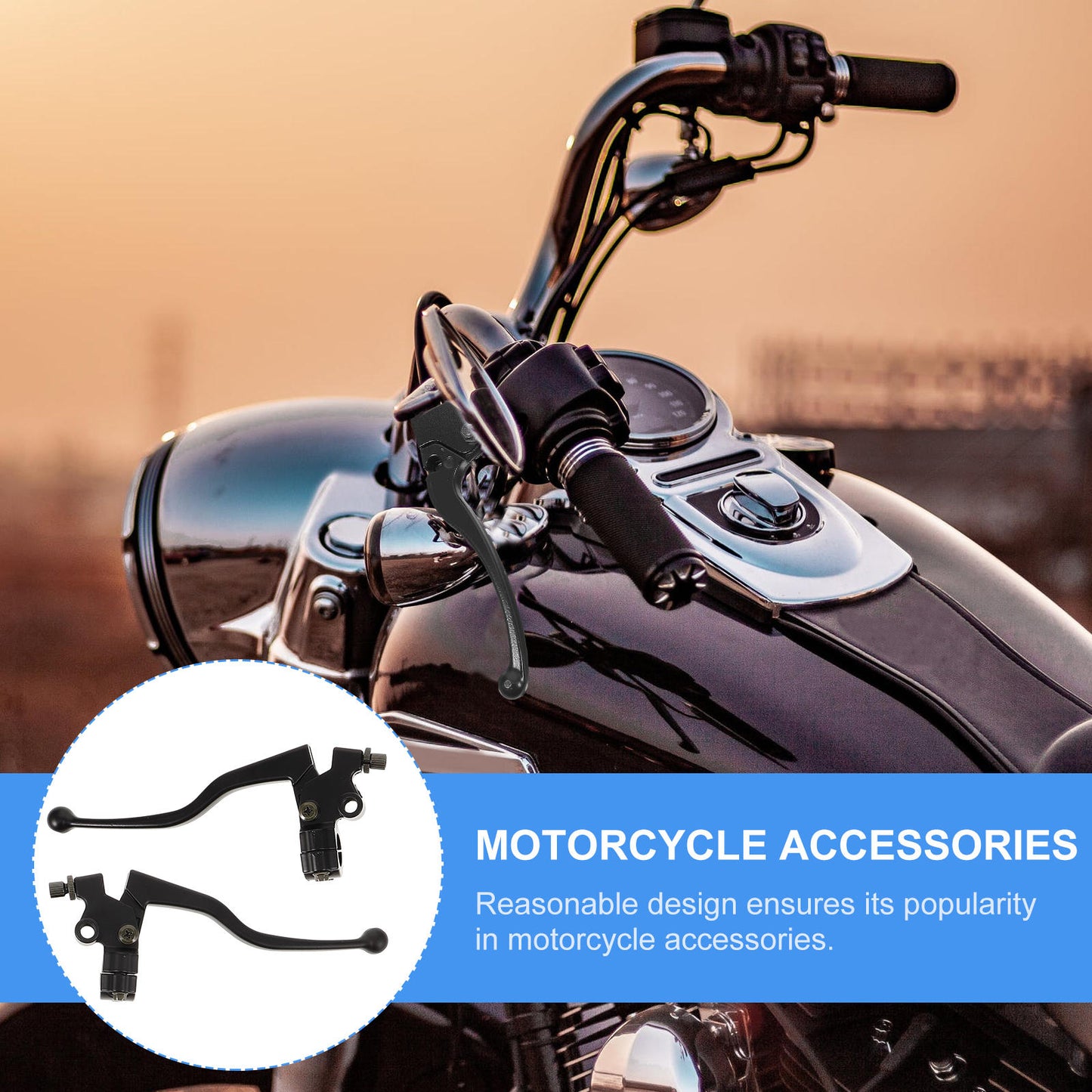 SWETRACE Brake Clutch Lever Handle Aluminium Alloy 1Set V1189-LWWAL-20260327-03755