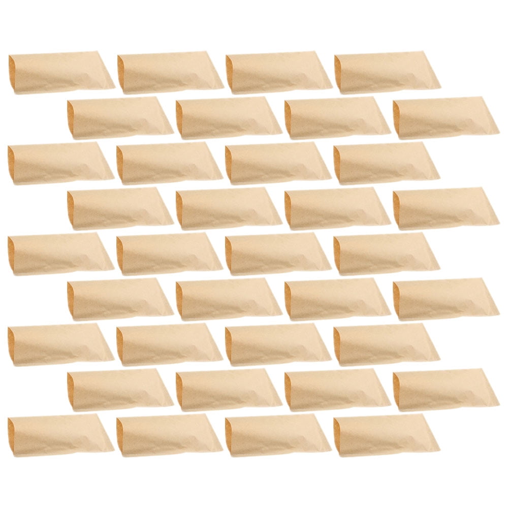 SWETRACE 100Pcs Light Yellow Rectangular Garden Paper Bags for Storage 5.1x3.5x0.04in V1189-LWWAL-20260327-03775