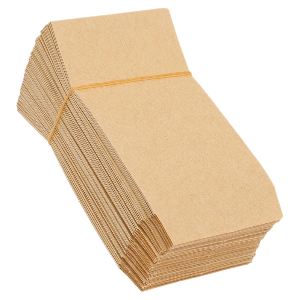 SWETRACE 100Pcs Light Yellow Rectangular Garden Paper Bags for Storage 5.1x3.5x0.04in V1189-LWWAL-20260327-03775