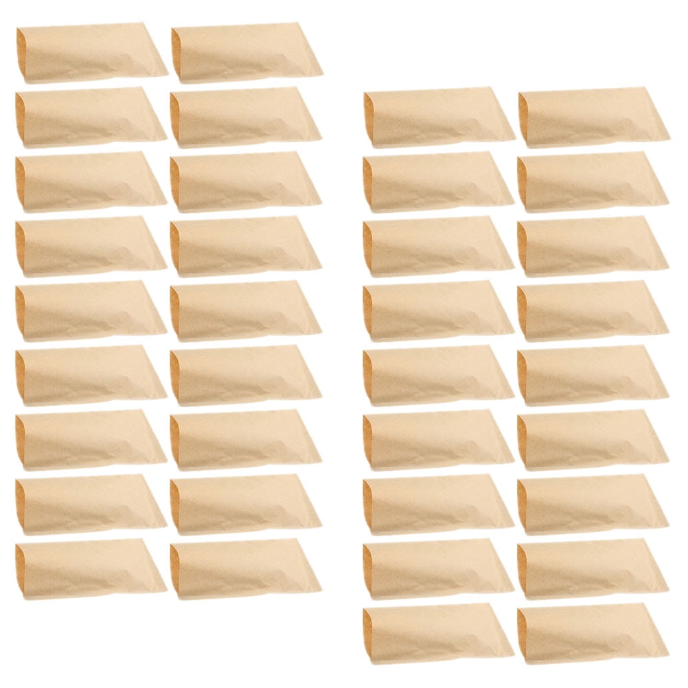 SWETRACE 100Pcs Light Yellow Rectangular Garden Paper Bags for Storage 5.1x3.5x0.04in V1189-LWWAL-20260327-03775