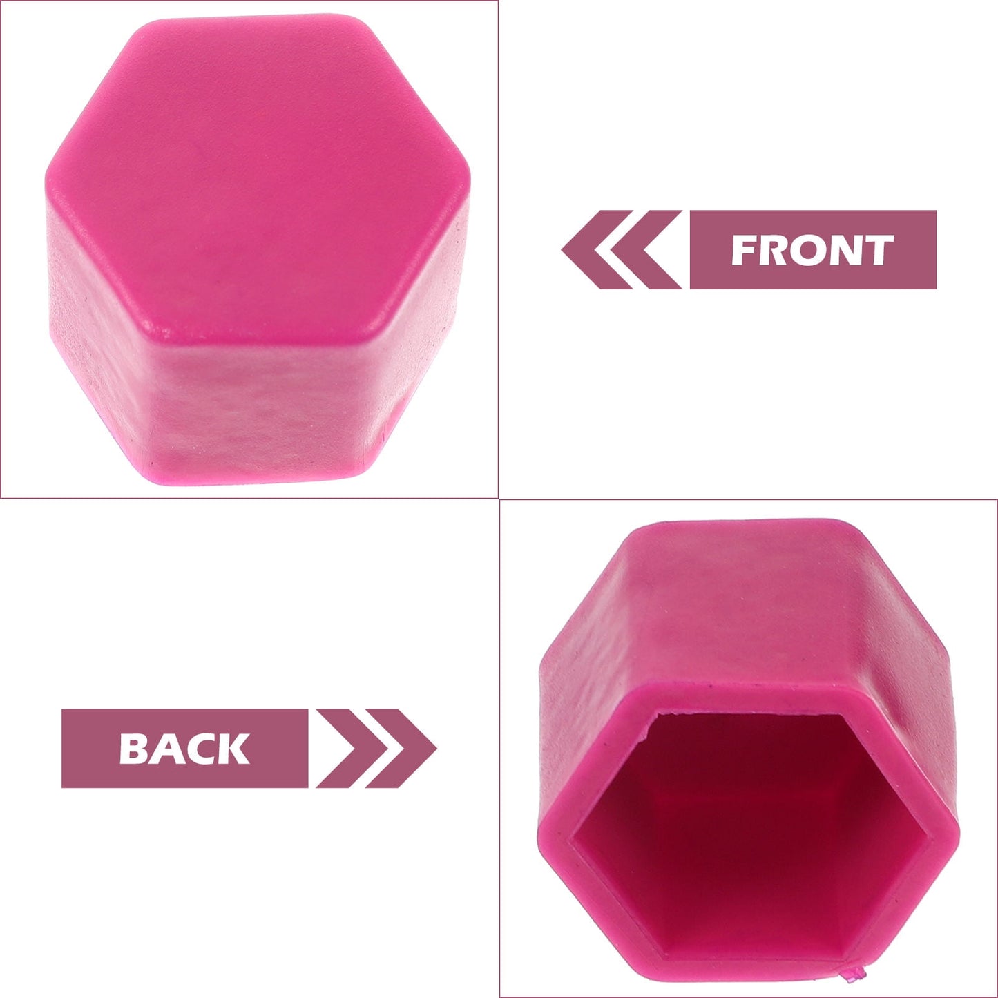 SWETRACE Hub Nut Cover Purple Silicone 20pcs V1189-LWWAL-20260327-03776
