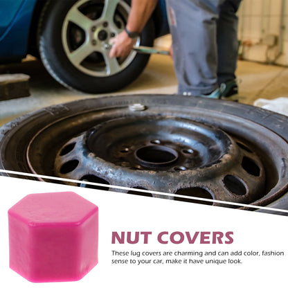 SWETRACE Hub Nut Cover Purple Silicone 20pcs V1189-LWWAL-20260327-03776