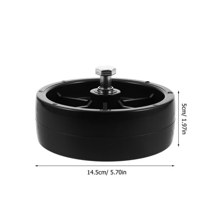 SWETRACE Stable Support Trailer Jack Wheel Replacement Black 1 Set V1189-LWWAL-20260327-03779
