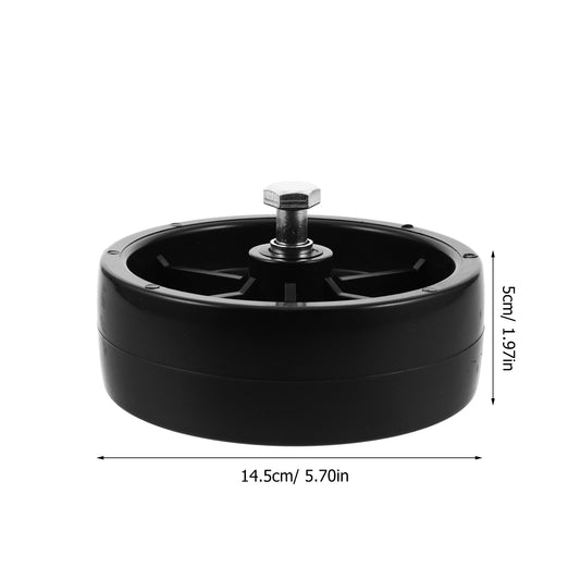 SWETRACE Stable Support Trailer Jack Wheel Replacement Black 1 Set V1189-LWWAL-20260327-03779