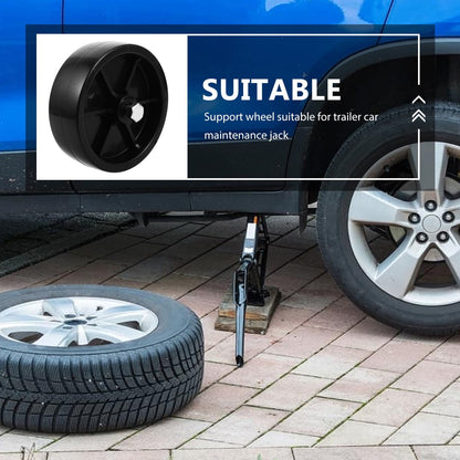 SWETRACE Stable Support Trailer Jack Wheel Replacement Black 1 Set V1189-LWWAL-20260327-03779