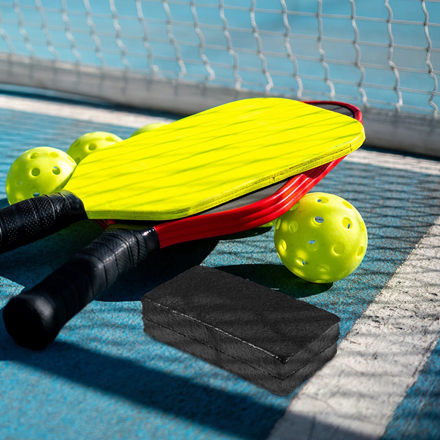 SWETRACE 1Set Racket Eraser Kneadable Eraser for Sports Paddle Cleaning Black Latex Material V1189-LWWAL-20260327-03786