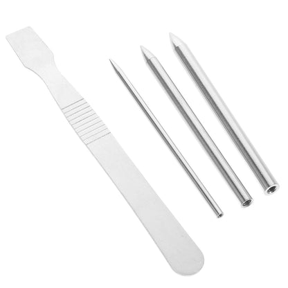 SWETRACE 4Set Pry Tool Stitching Baseball Glove Lacing Silver V1189-LWWAL-20260327-03787