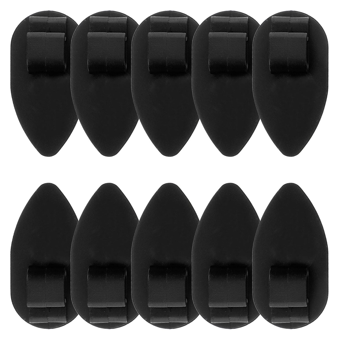 SWETRACE 10Pcs Car Floor Mat Clips Black Plastic for Vehicle Supply and Safety V1189-LWWAL-20260327-03788