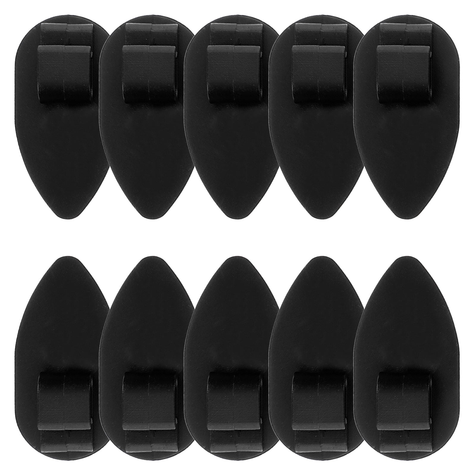 SWETRACE 10Pcs Car Floor Mat Clips Black Plastic for Vehicle Supply and Safety V1189-LWWAL-20260327-03788