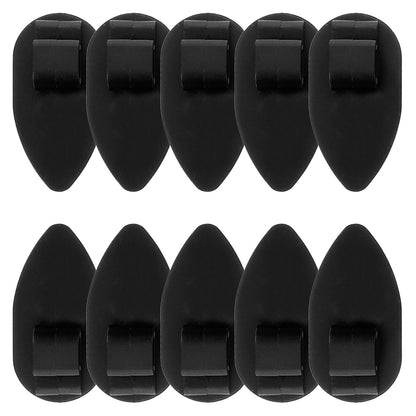 SWETRACE 10Pcs Car Floor Mat Clips Black Plastic for Vehicle Supply and Safety V1189-LWWAL-20260327-03788