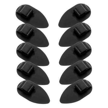 SWETRACE 10Pcs Car Floor Mat Clips Black Plastic for Vehicle Supply and Safety V1189-LWWAL-20260327-03788