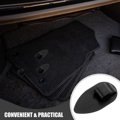 SWETRACE 10Pcs Car Floor Mat Clips Black Plastic for Vehicle Supply and Safety V1189-LWWAL-20260327-03788