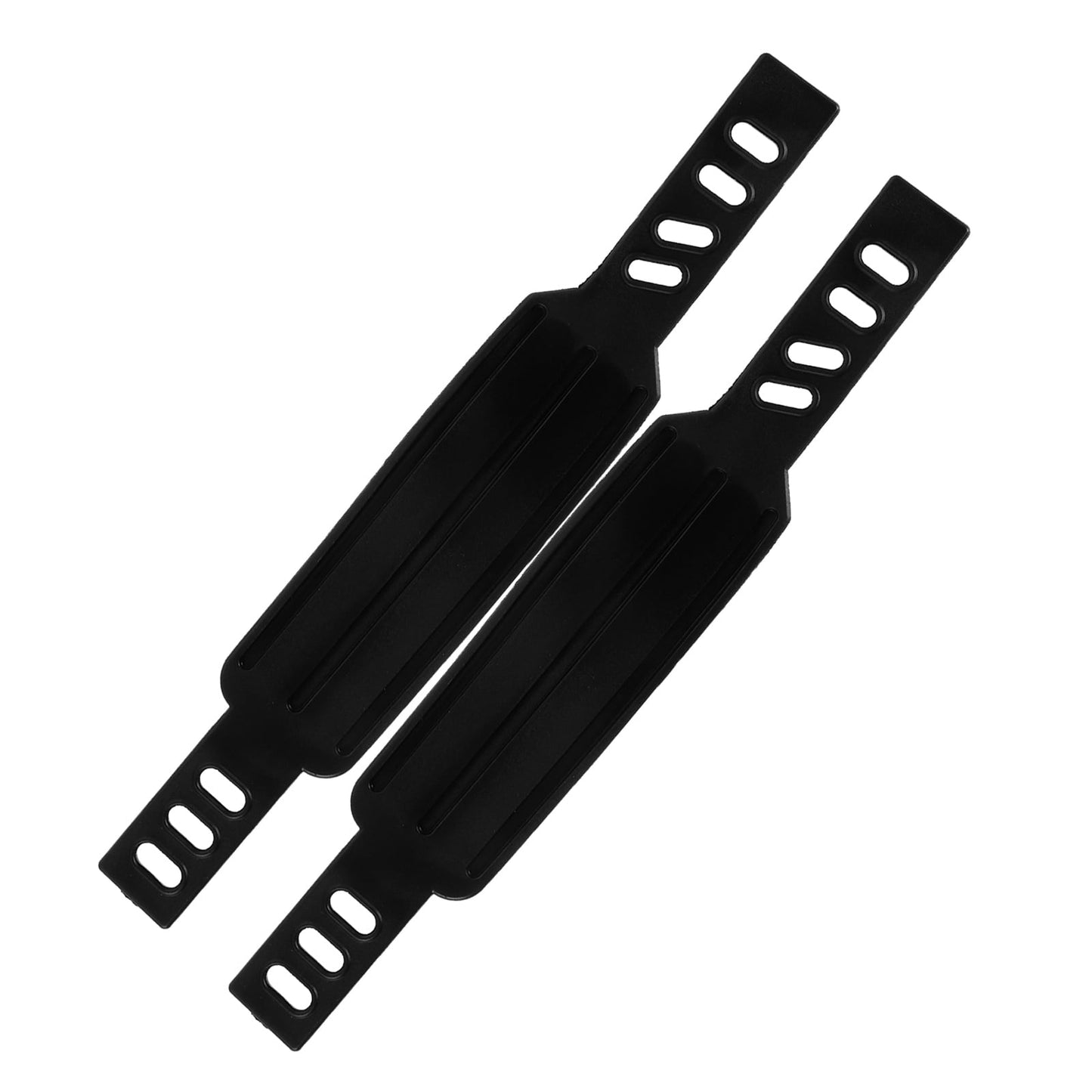 SWETRACE Rowing Machine Foot Straps Exercise Bike Pedal Straps Black 2Pcs Adjustable Design V1189-LWWAL-20260327-03789